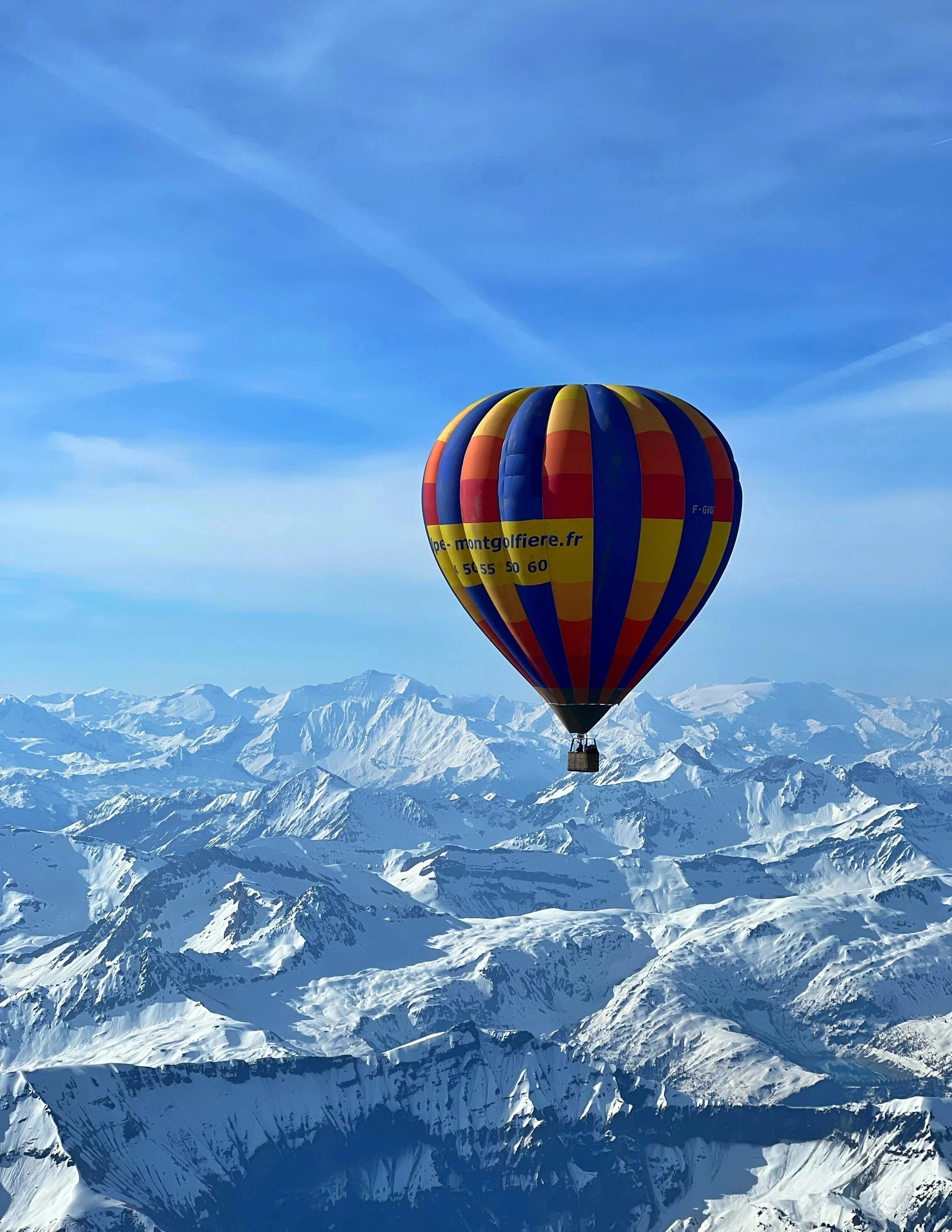 Hot air balloon flight (private basket)