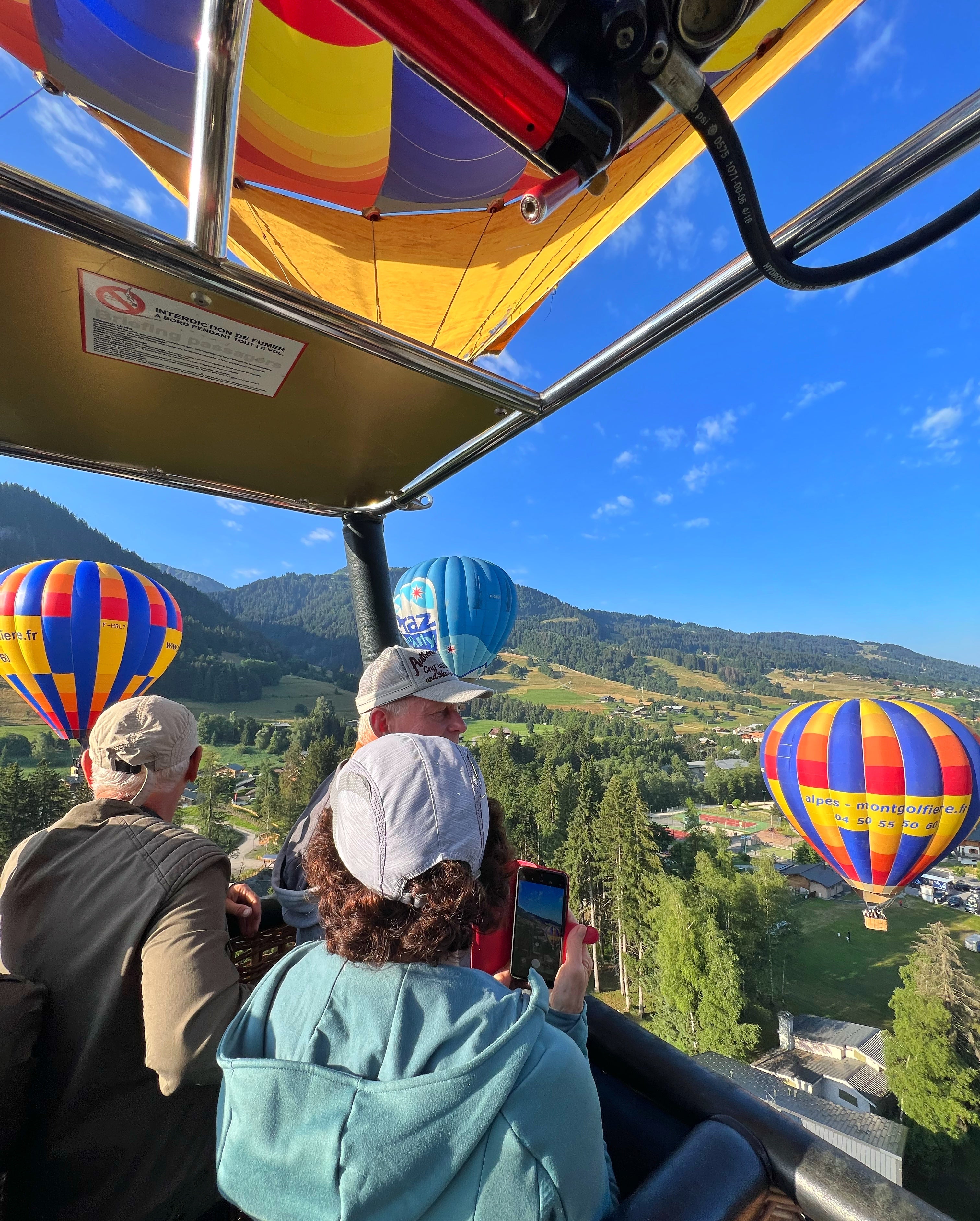 Hot air balloon flight (private basket)