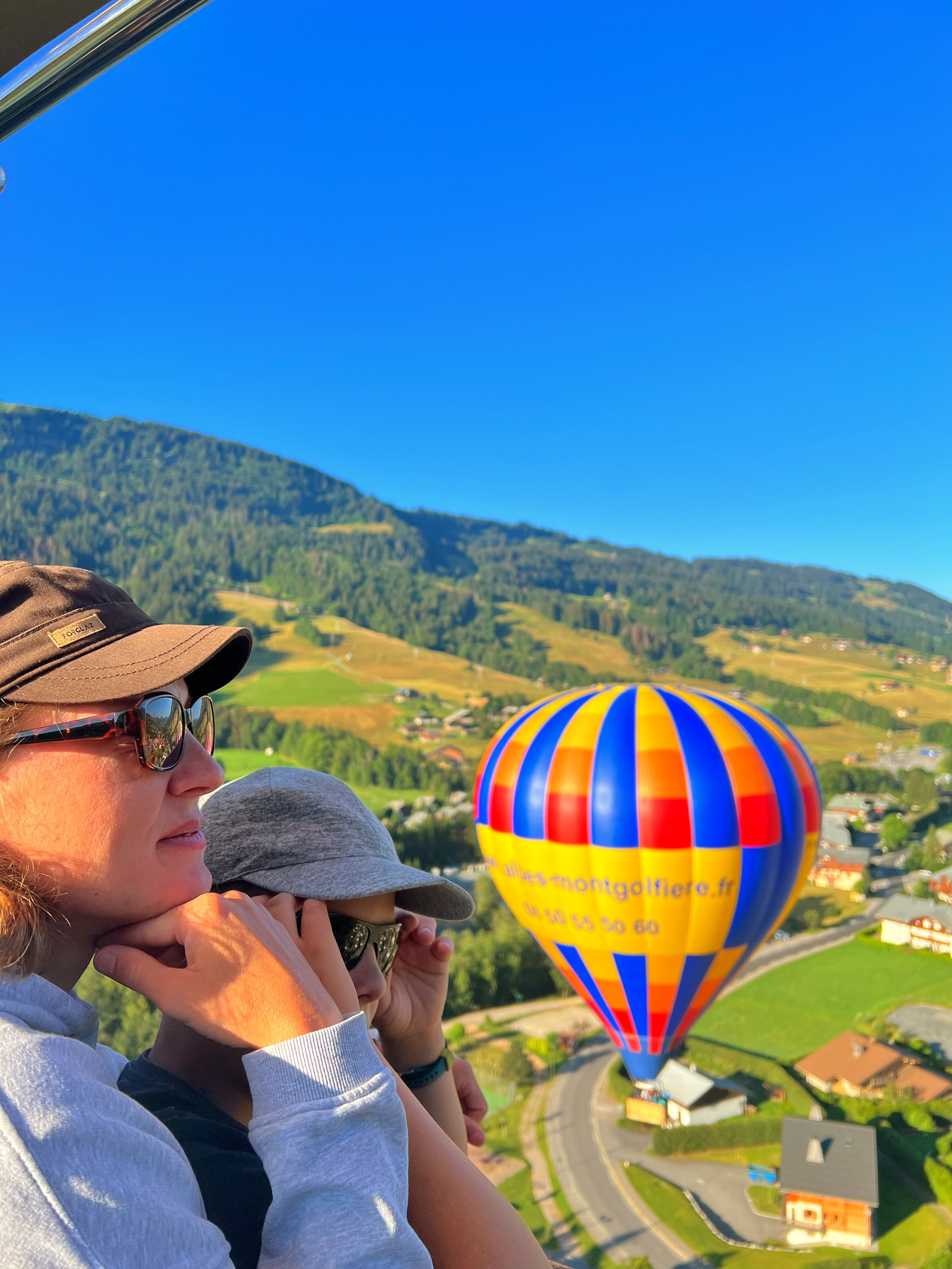 Hot air balloon flight (private basket)